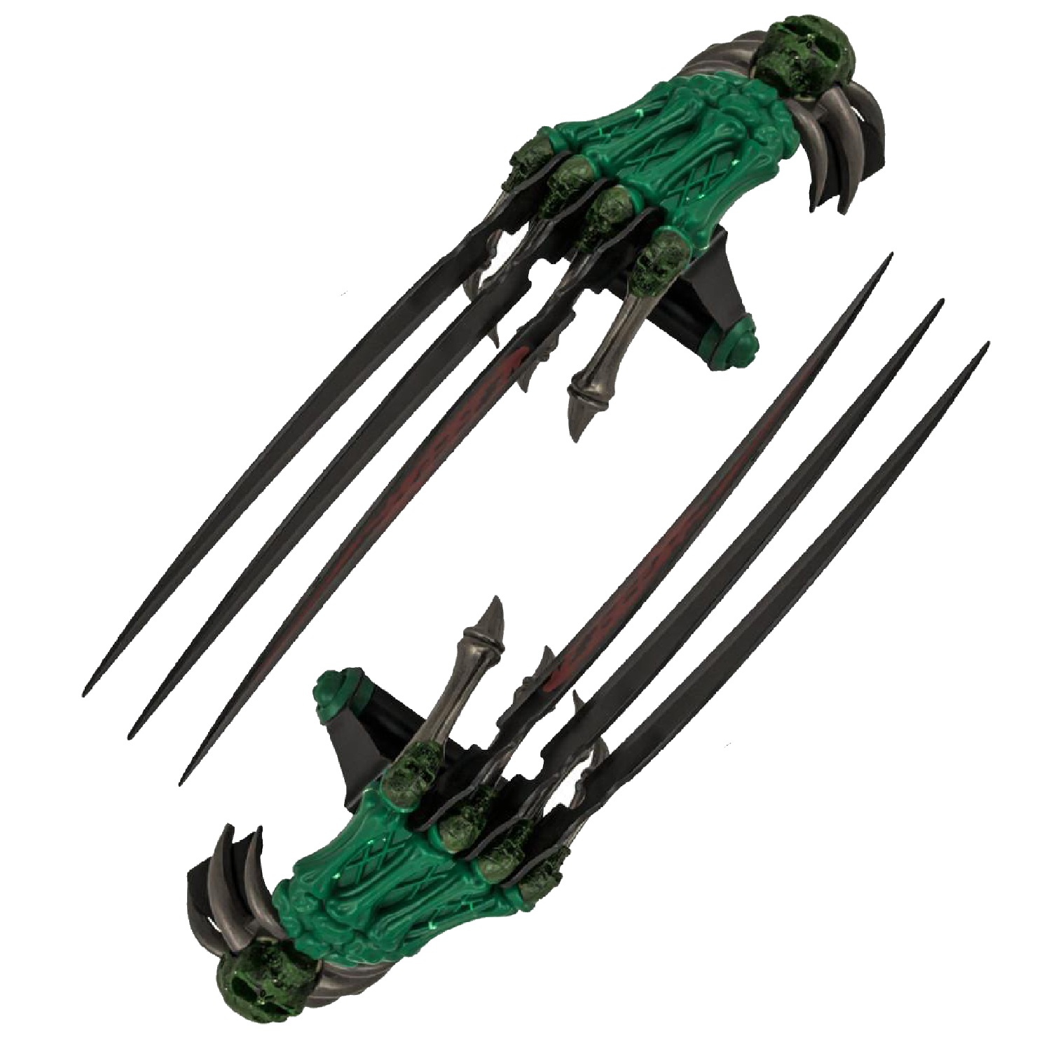 Dual Z-Slayer Dagger Claw Three Blade Gloves – Panther Wholesale