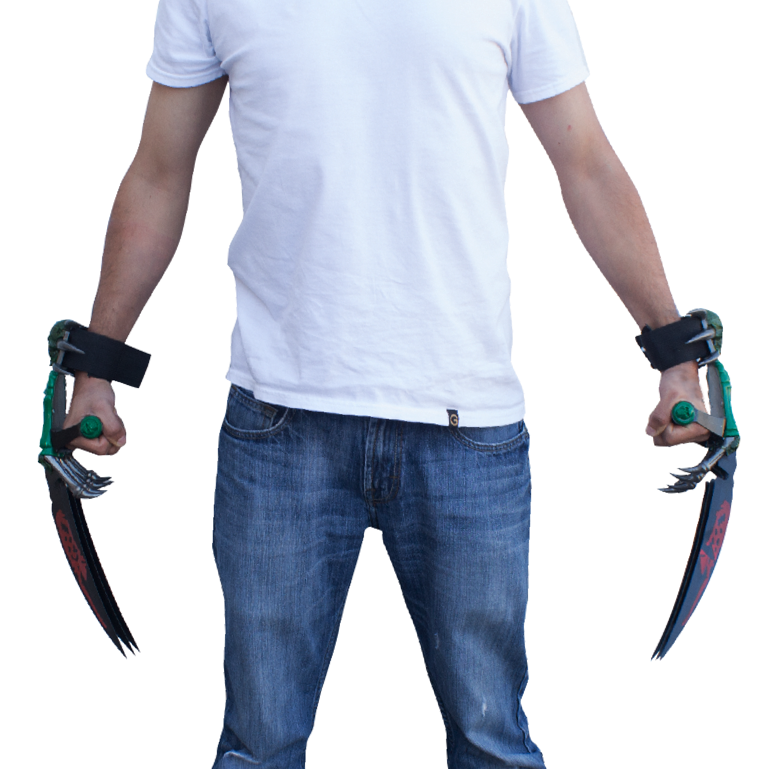 Dual Z-Slayer Dagger Claw Three Blade Gloves – Panther Wholesale