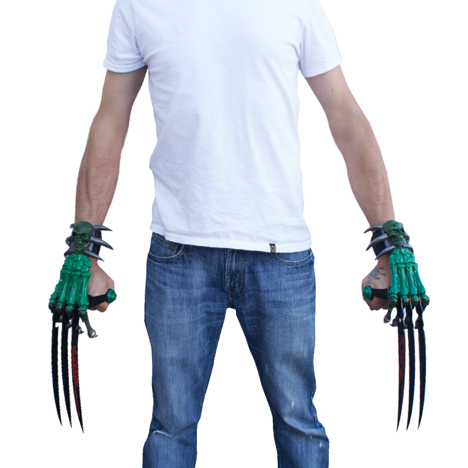 Dual Z-Slayer Dagger Claw Three Blade Gloves – Panther Wholesale Dual Z-Slayer Dagger Claw Three Blade Gloves – Panther Wholesale