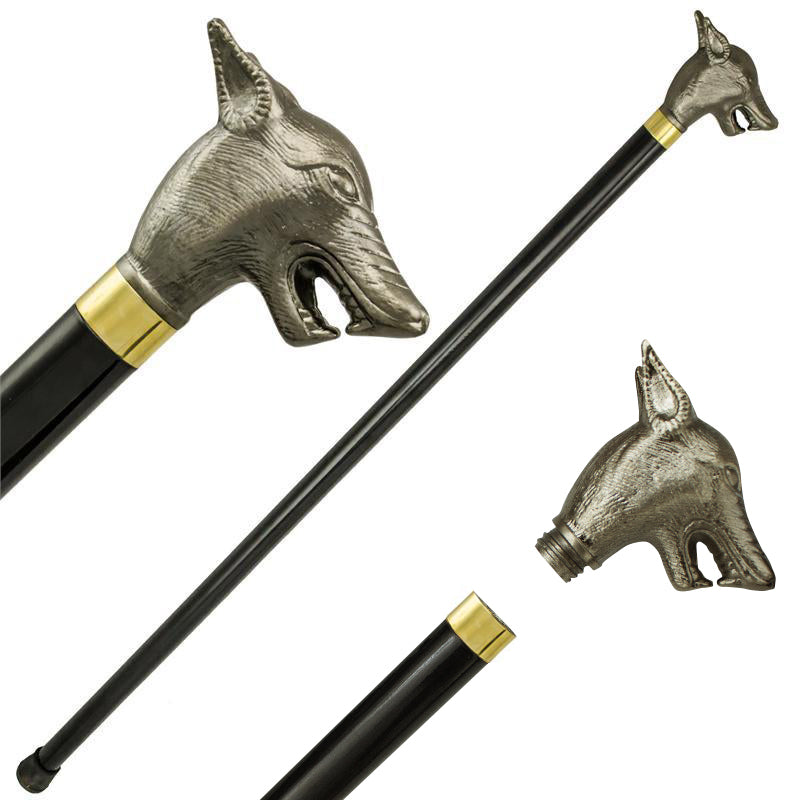 Wolf Walking Cane (No hidden Sword)