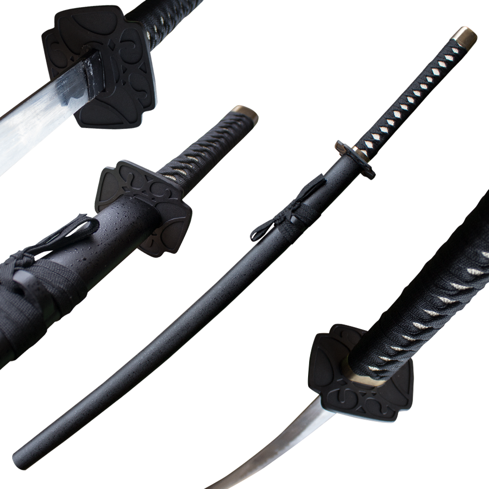 Midnight Rain Drop Ninja Katana Sword with Scabbard