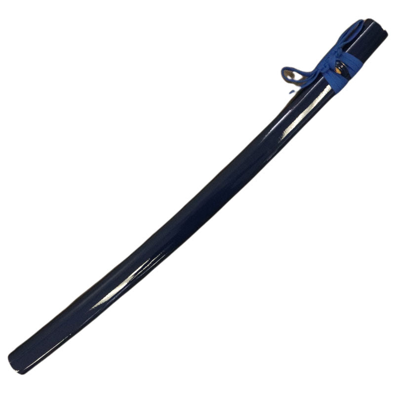 Steel Battle Ready Katana Silver Blade - Blue / Gold (MSRP: $125) - Free Stand