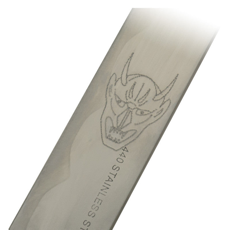 Black and Silver Katana Sword with Scabbard, , Panther Trading Company- Panther Wholesale