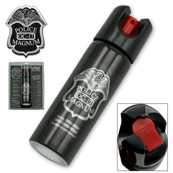 3 oz Pepper Spray- Police Strength OC-17 Magnum, , Panther Trading Company- Panther Wholesale
