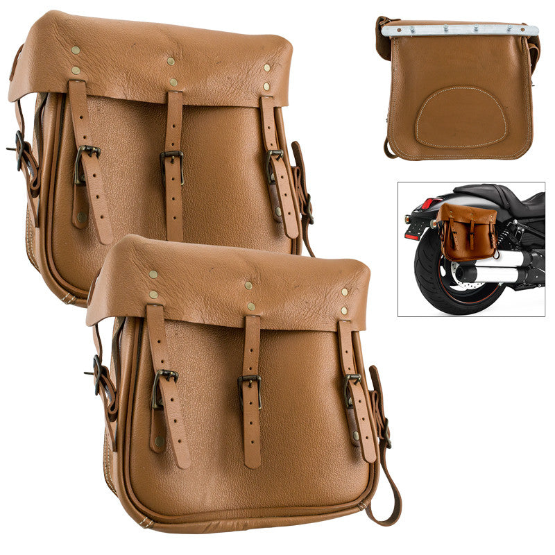 Performance Chopper Cruiser Motorcycle Tail Bag Set, , Panther Trading Company- Panther Wholesale