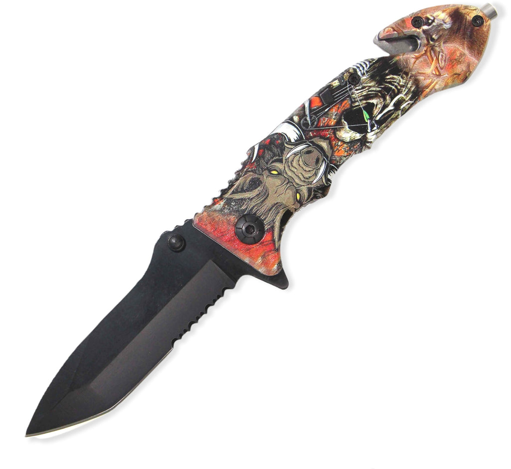 Tiger-USA® Spring Assisted DEER TANTO