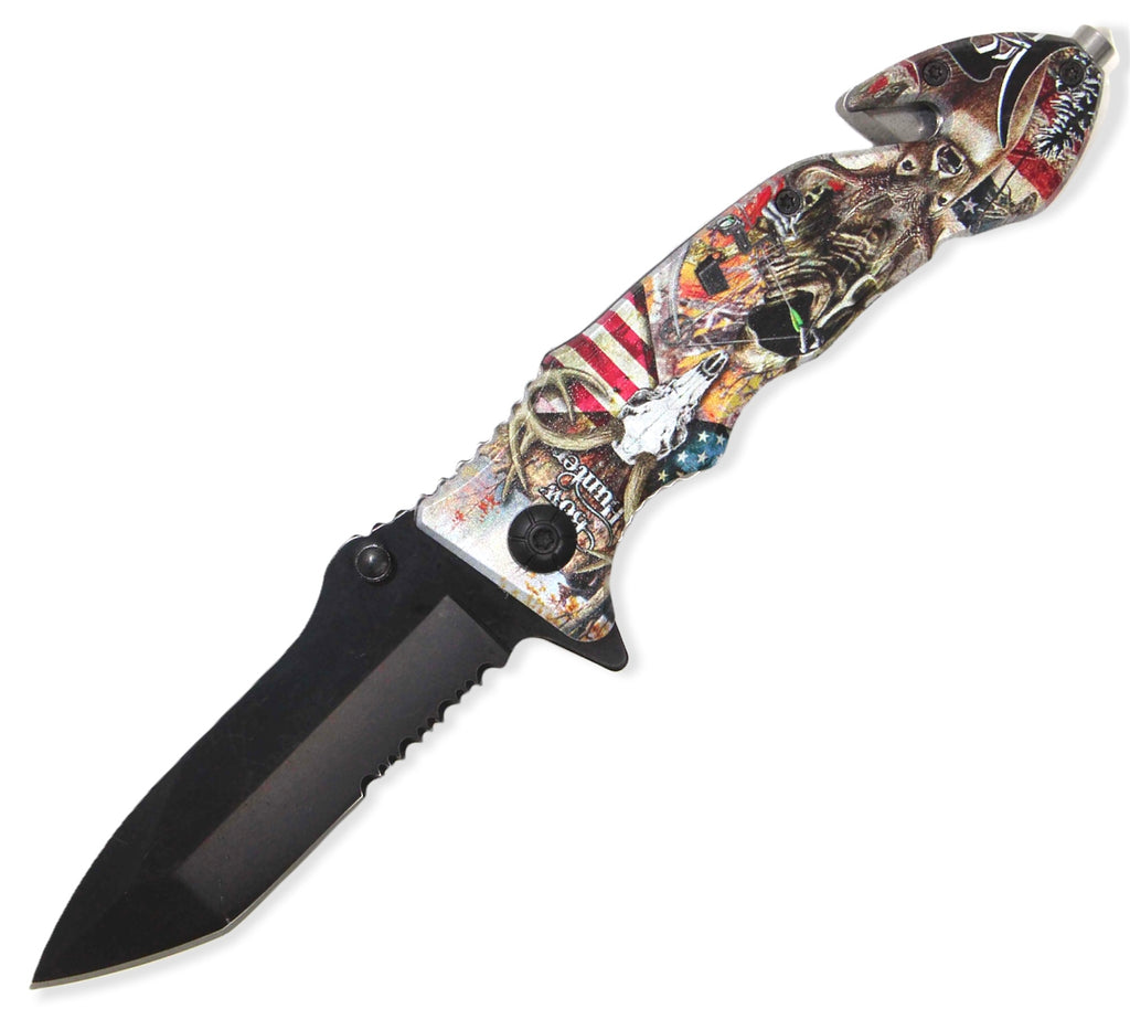 Tiger-USA® Spring Assisted DEER TANTO