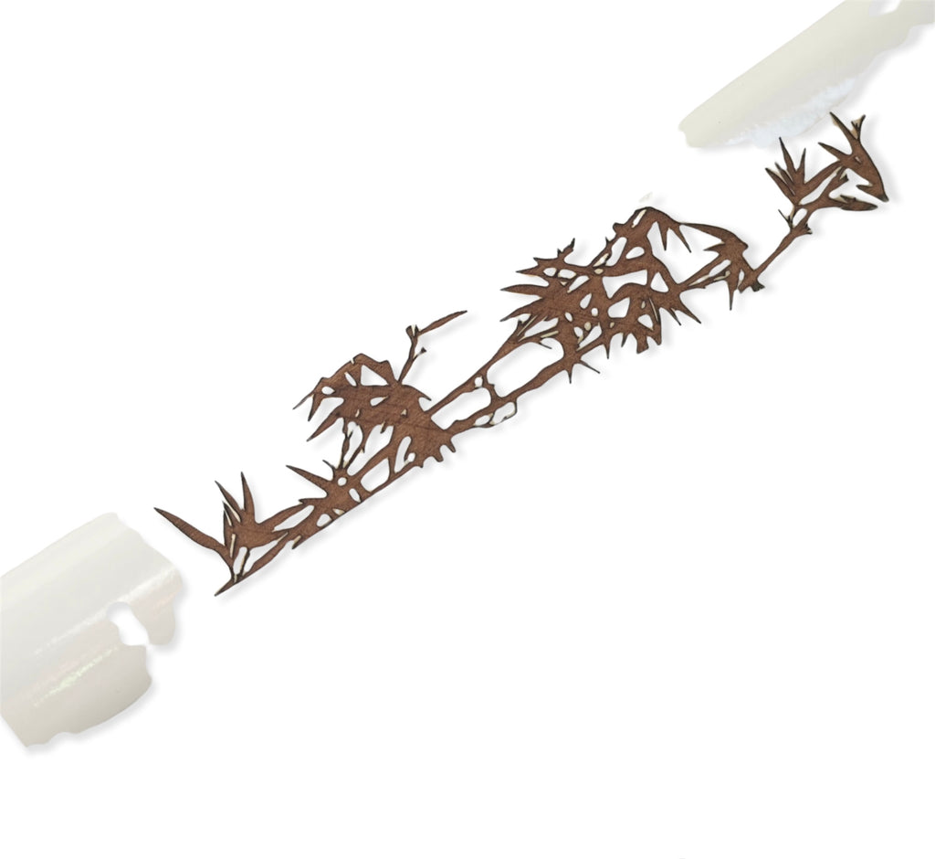 Steel Battle Ready Katana Silver Blade - WHITE   AND  GREEN   Free Stand