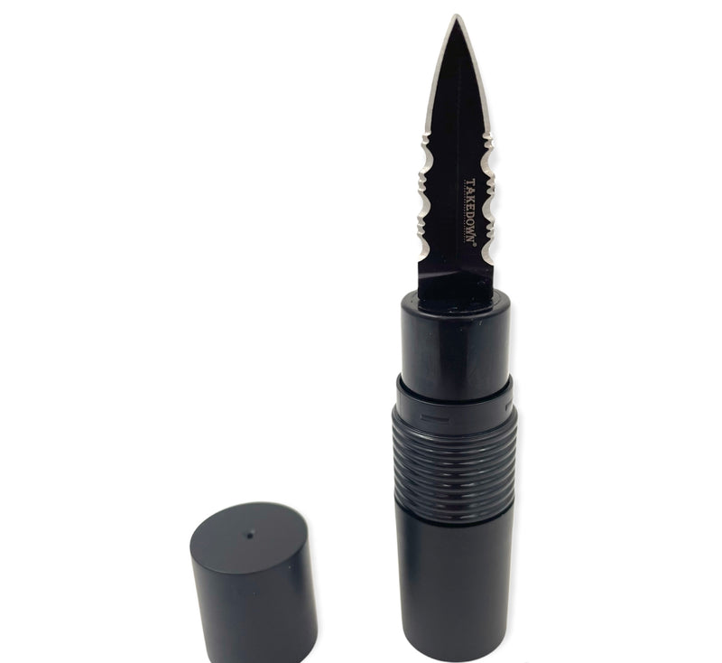 4.5 Inch Pucker-Up Lipstick Knife (Black)
