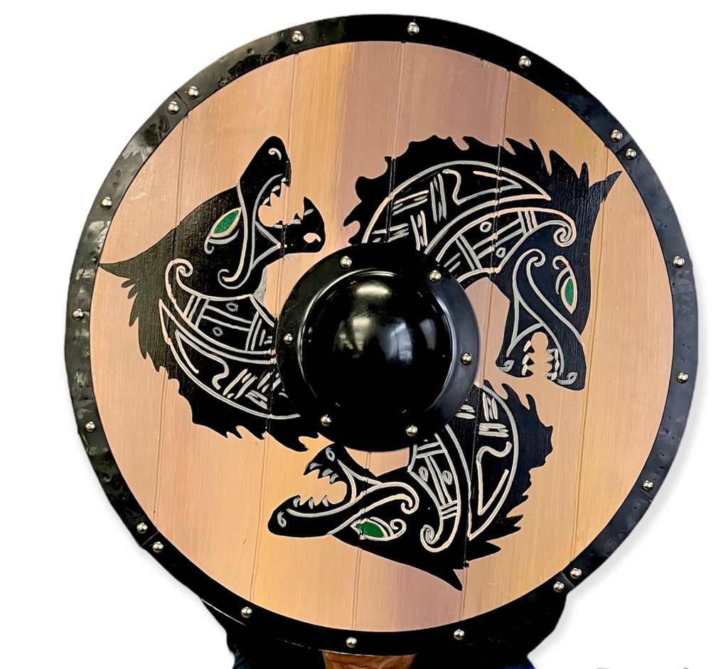 WOODEN FOX SHIELD