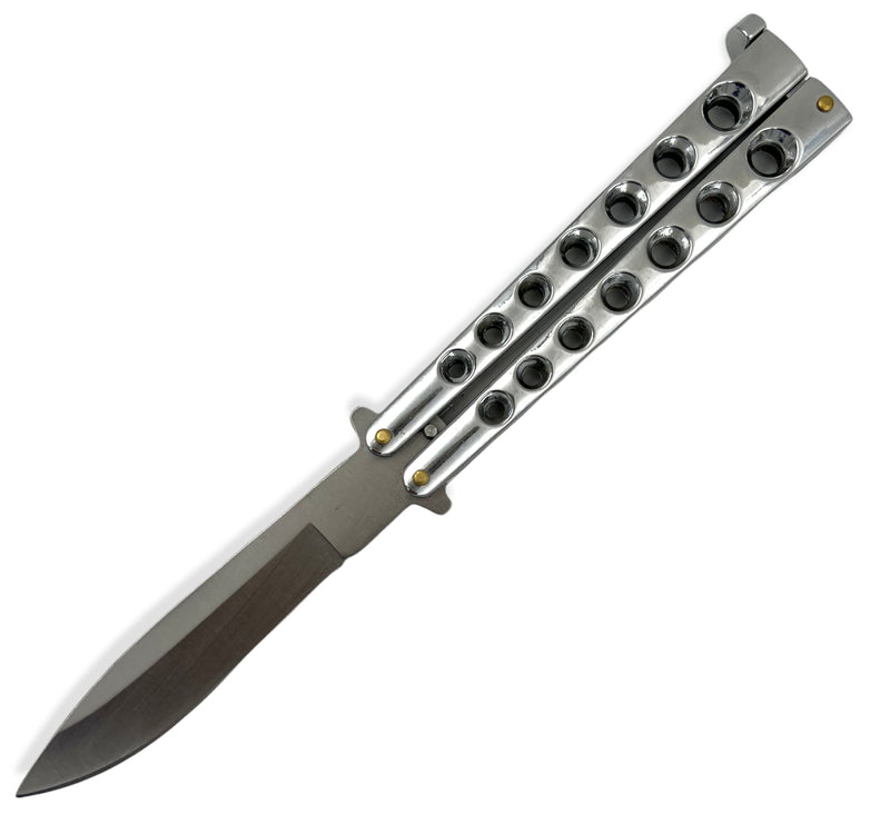 All Silver Folding Knife