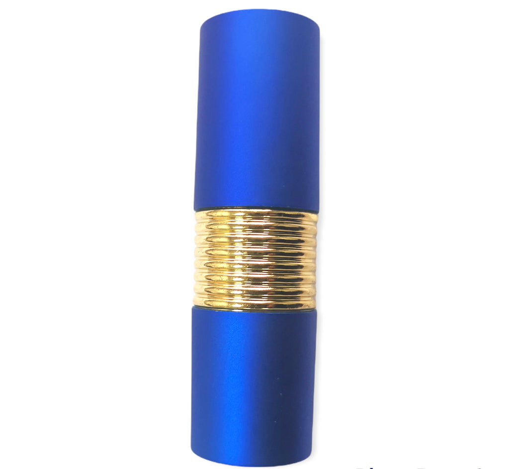 4.5 Inch Pucker-Up Lipstick Knife (BLUE AND GOLD)
