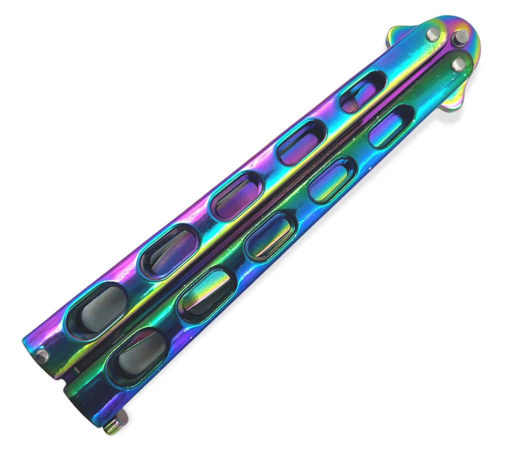 Heavy State of The Art Foling Knife RAINBOW