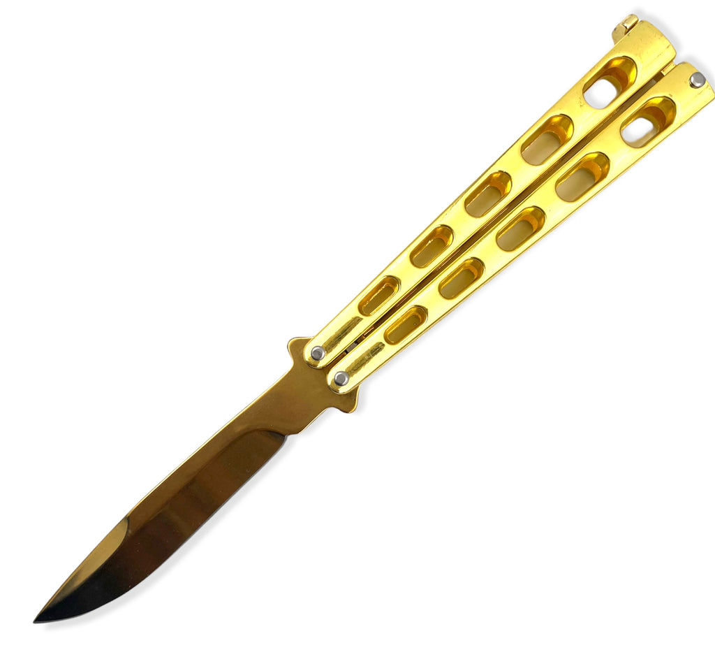 Heavy State of The Art Foling Knife GOLD