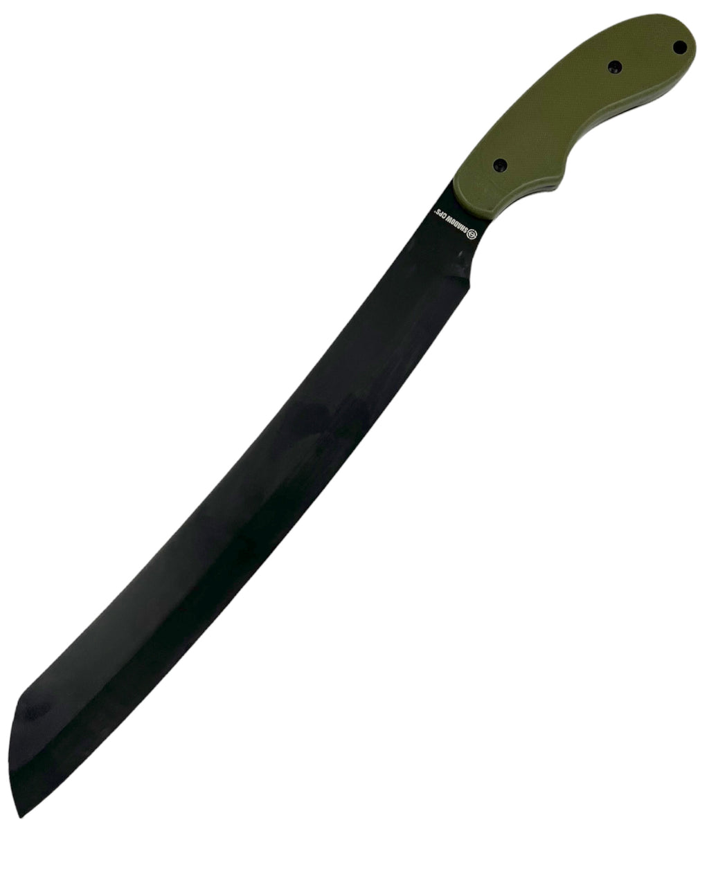 Shadow Ops® COMBATIBLE Large machete with case (GREEN)