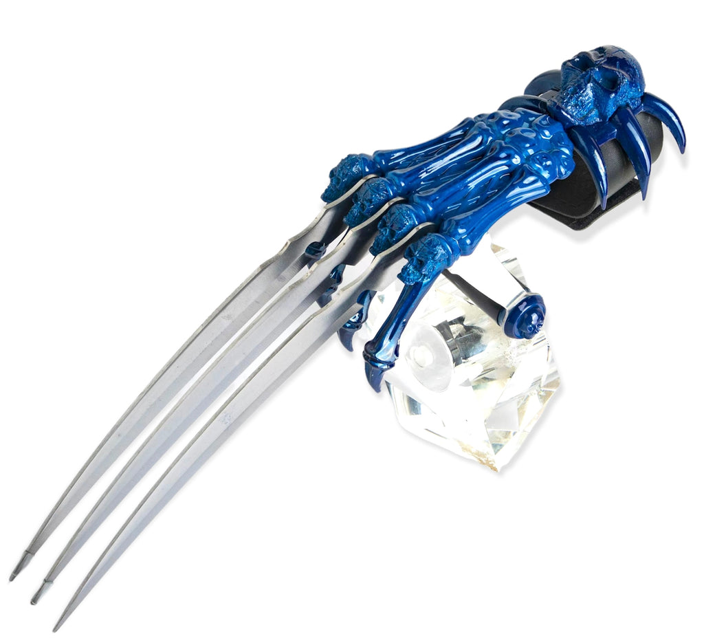 Death Skull Claw - 9 Inch Blades BLUE