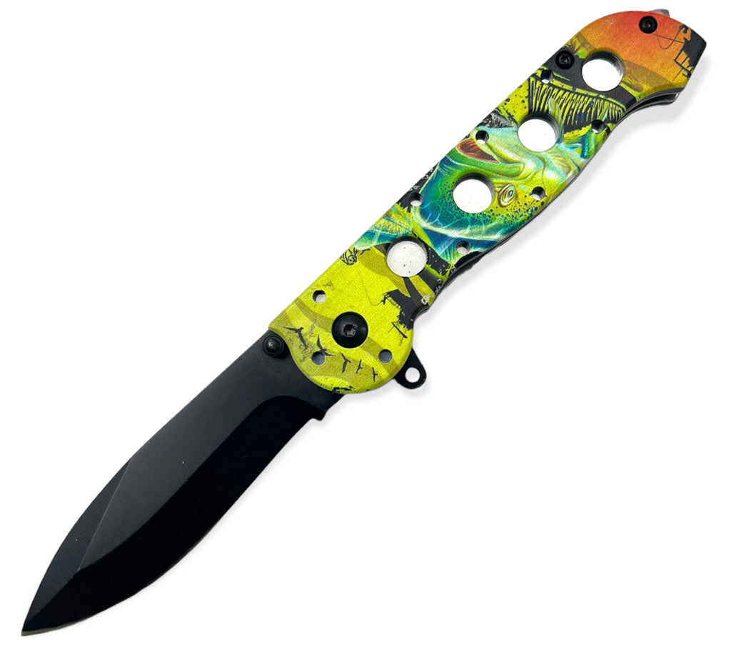 Tiger Usa® Spring Assisted Knife FISH