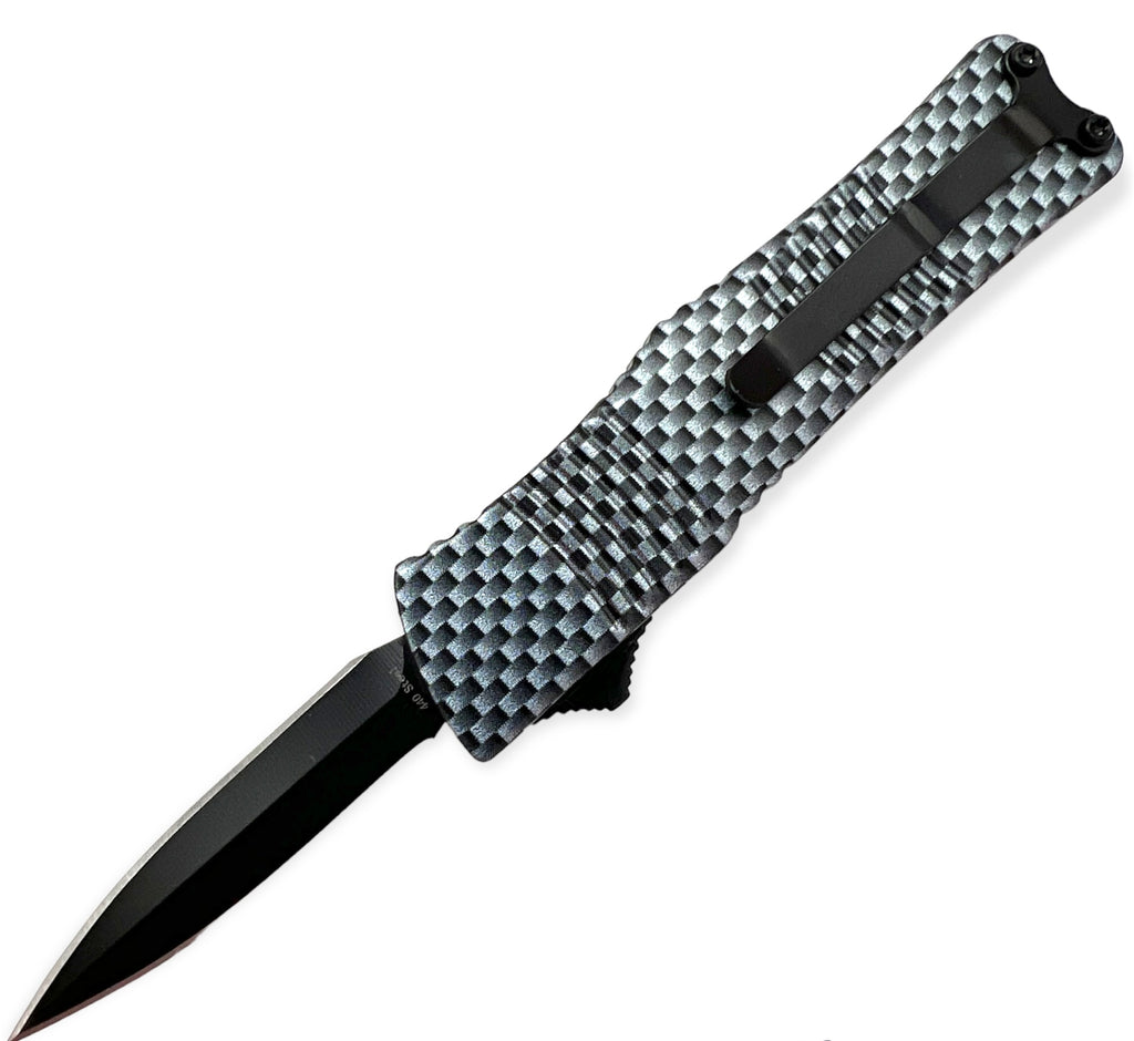 5.0 INC Automatic Knife Drop Point  - Carbon Fiber (OTF)