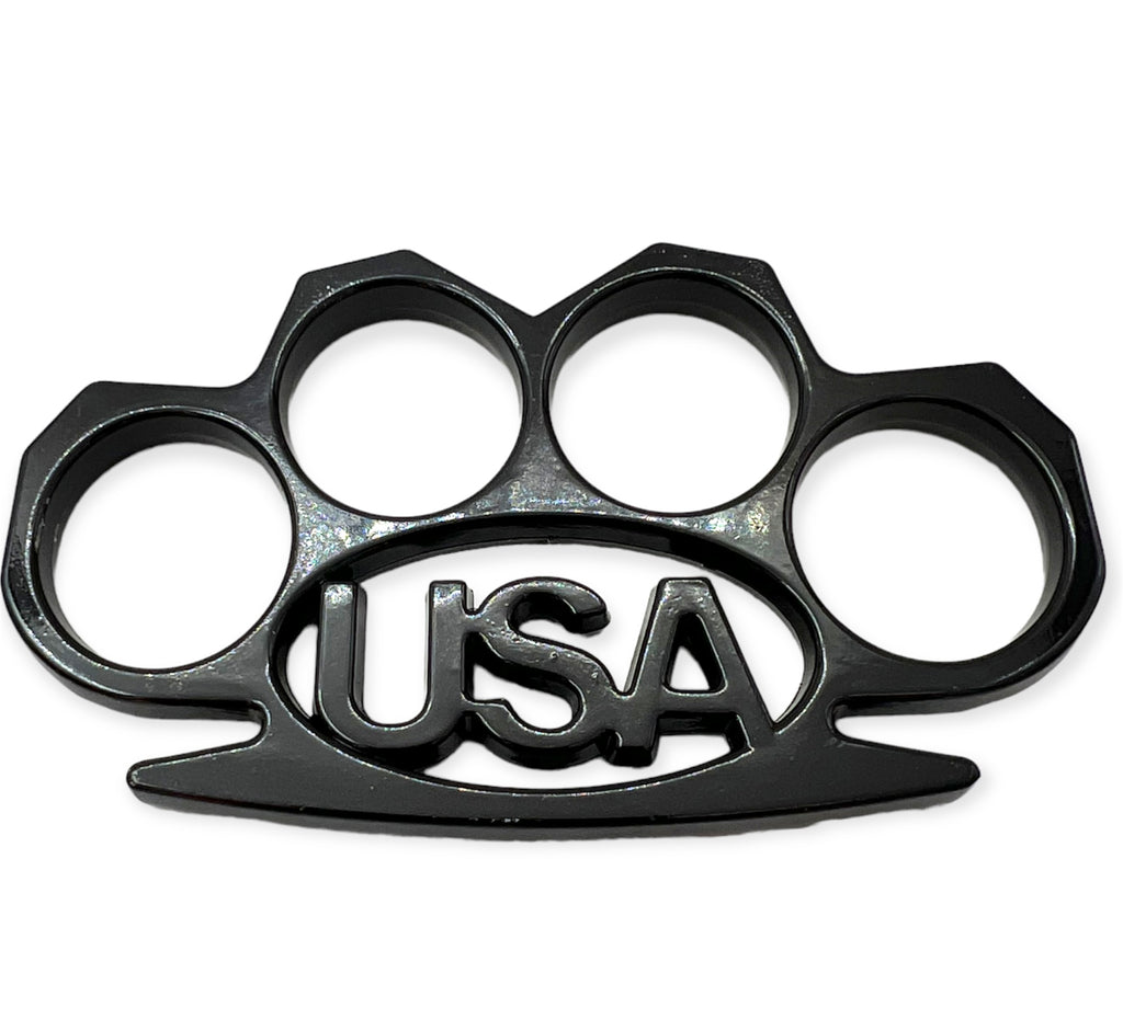 Heavy Duty Metal Buckle Paperweight USA Black