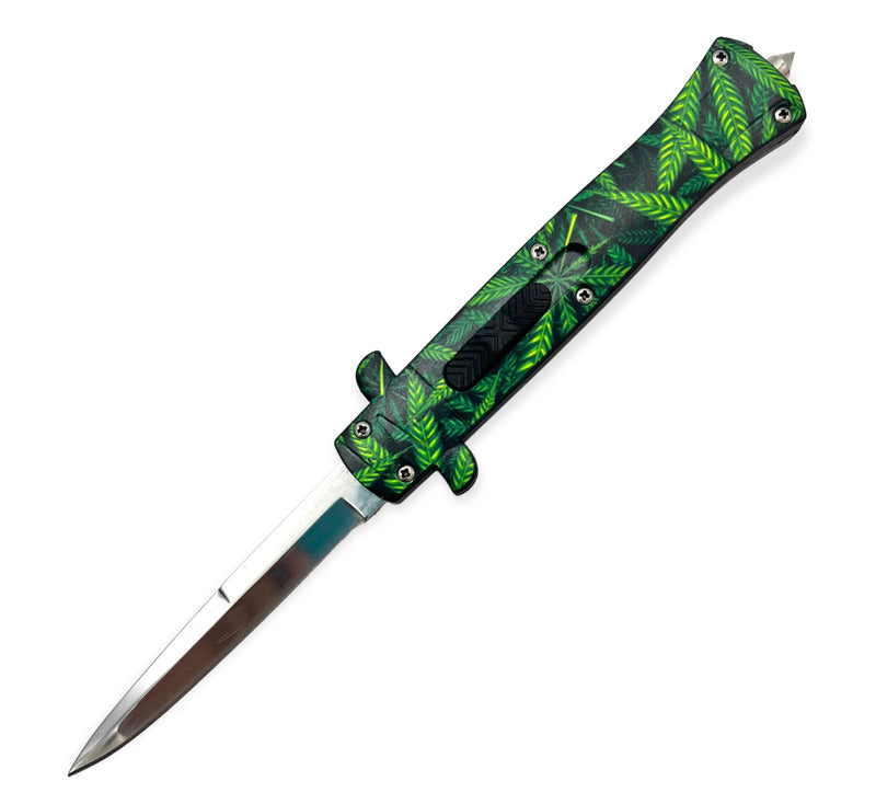 Folding Knife W. Clip  Rasta  Leads