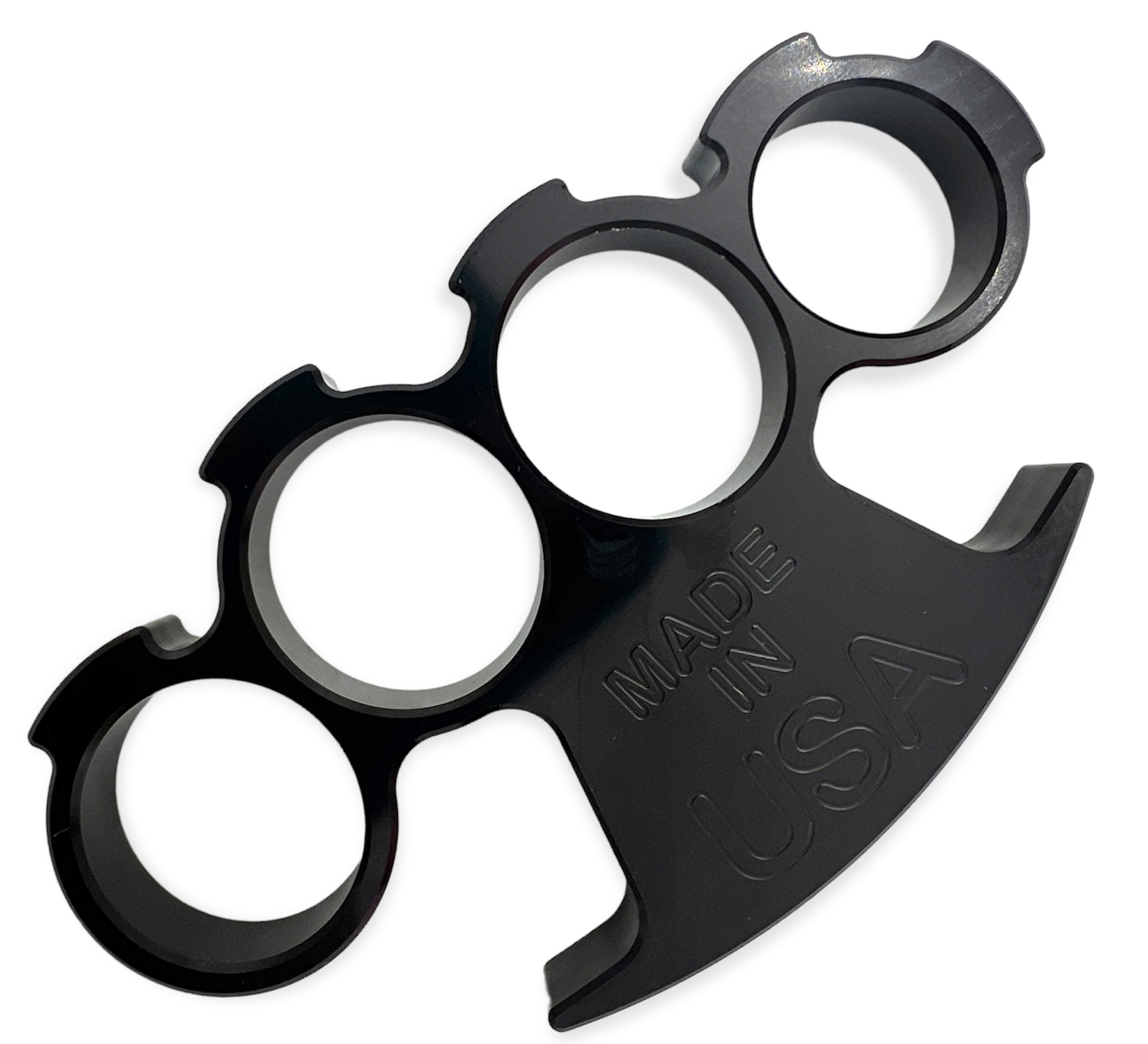 American Made CNC Aircraft Aluminum Brass Knuckles Large Black – Panther  Wholesale