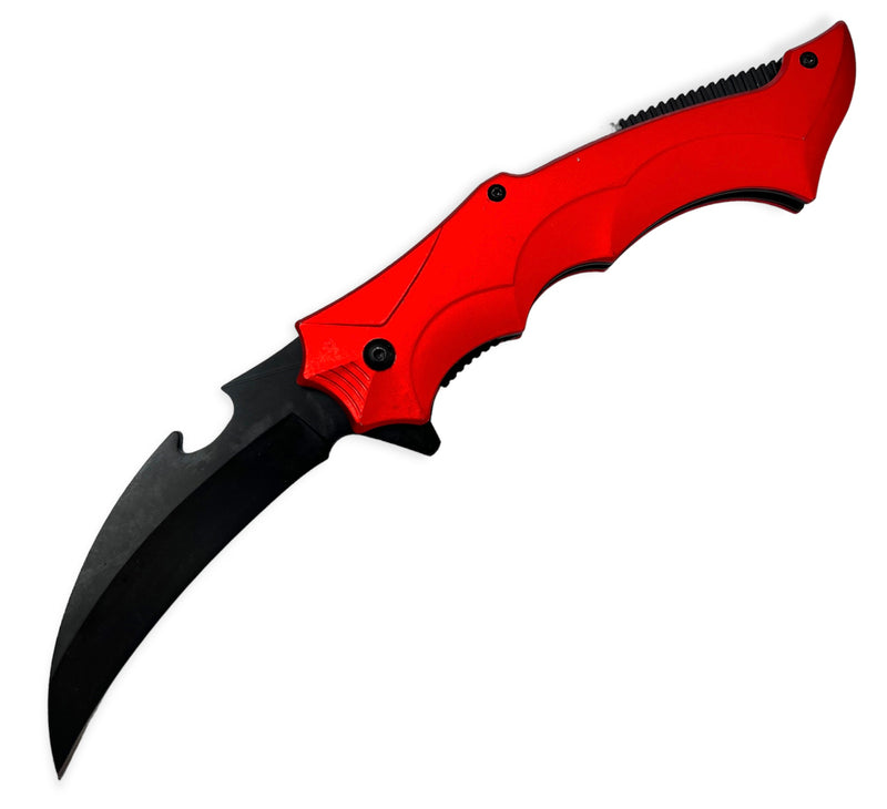 Tiger Usa®   Spring Assisted  Knife - RED