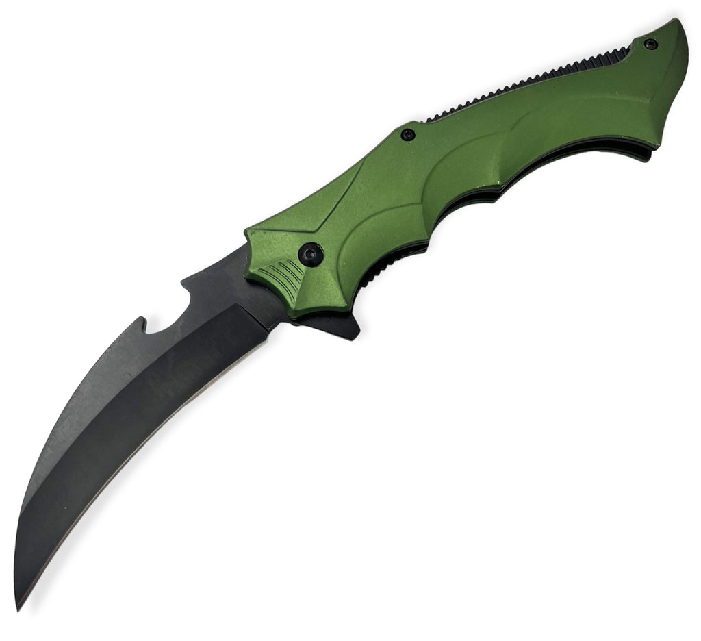 Tiger Usa®   Spring Assisted  Knife -GREEN