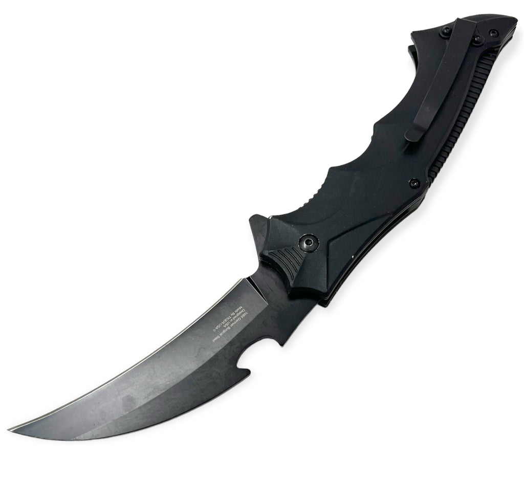 Tiger Usa®   Spring Assisted  Knife - BLACK