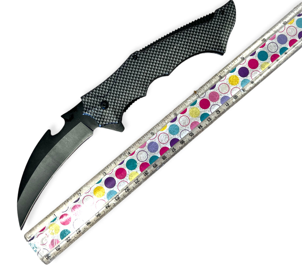 Tiger Usa®   Spring Assisted  Knife - CARBON FIBER