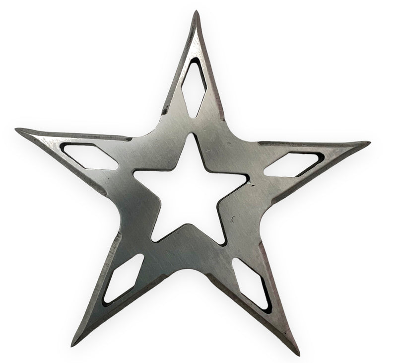 Small Throwing Star Silver
