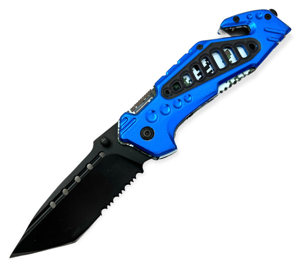 Tiger-USA Spring Assisted  BLUE CAMO