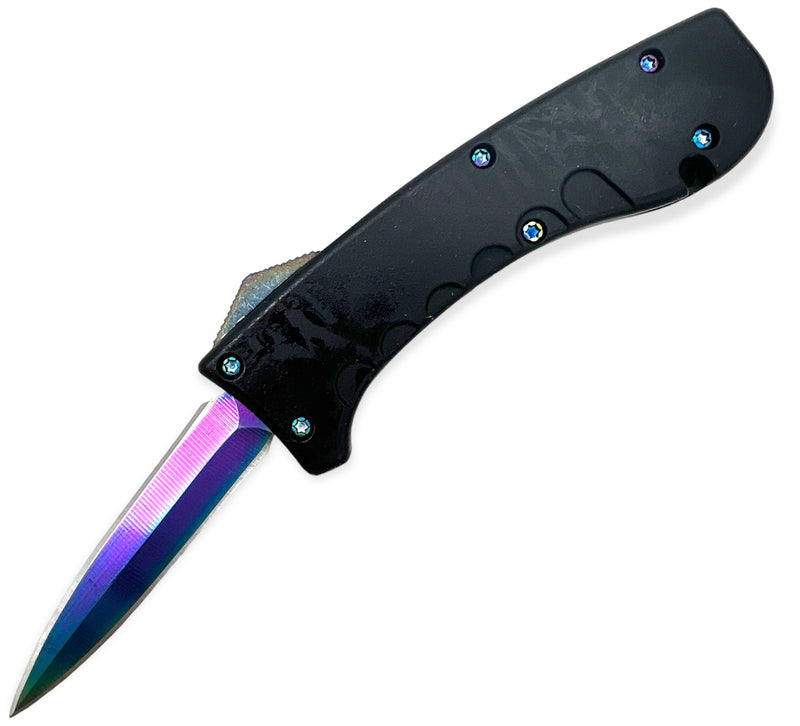 Cover Ops® Mini Otf Karambit style (Black/Rainbow)