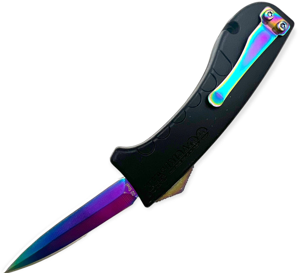 Cover Ops® Mini Otf Karambit style (Black/Rainbow)