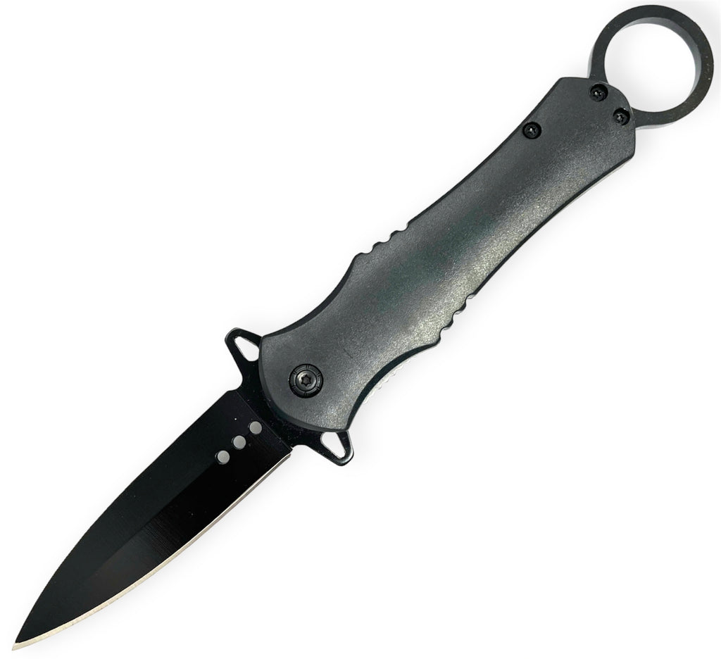 Black Folding Knife W.Clip