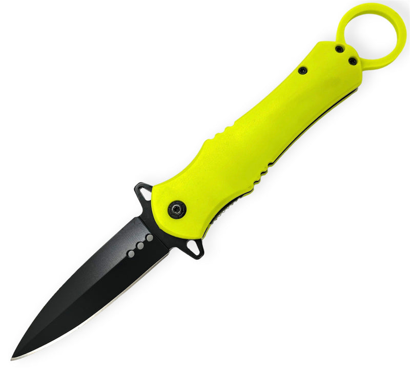 Green Folding Knife W.Clip