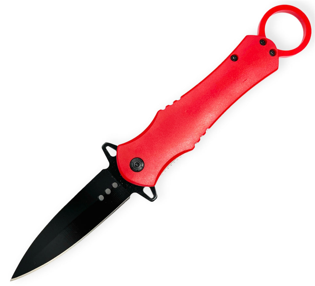 Red Folding Knife W.Clip