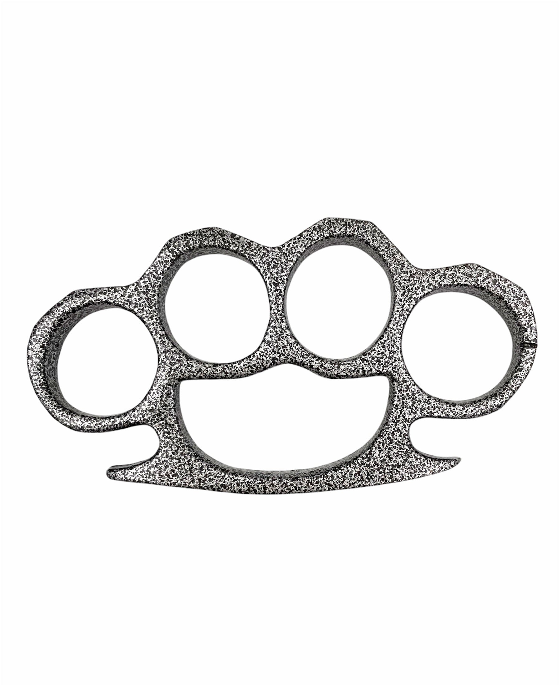 Solid Steel Knuckle Duster Brass Knuckle - BLACK AND GREY – Panther  Wholesale