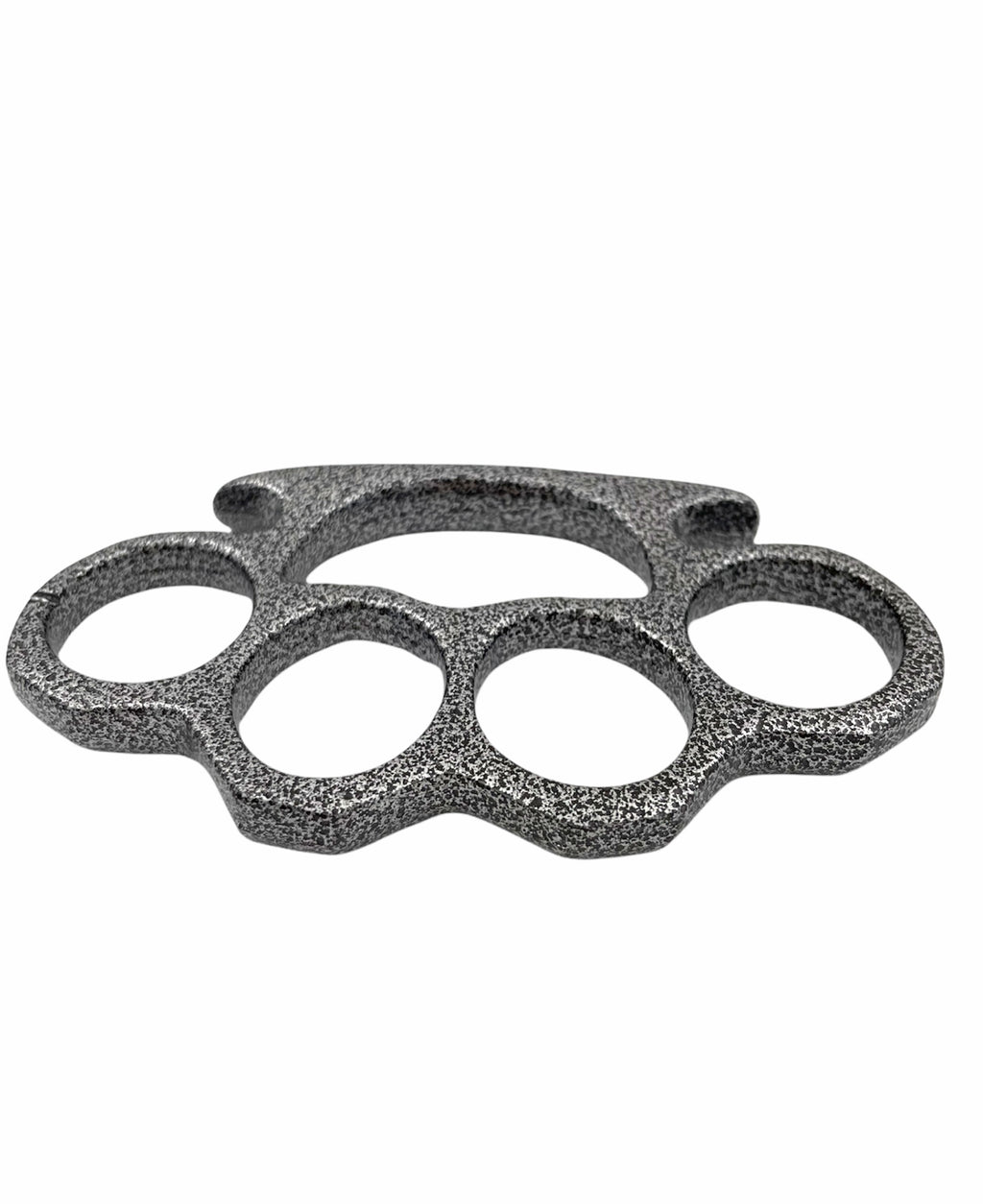 Solid Steel Knuckle Duster Brass Knuckle - BLACK AND GREY