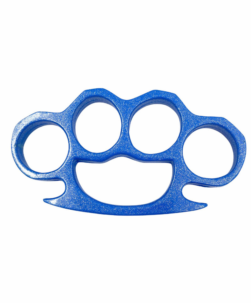 Solid Steel Knuckle Duster Brass Knuckle - BLUE