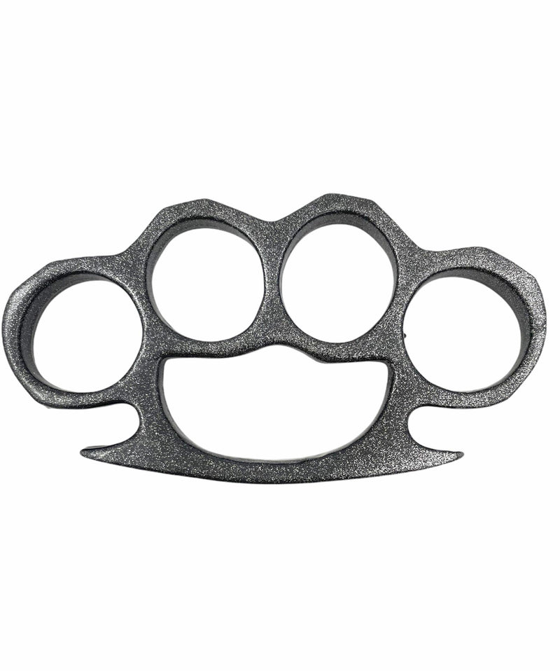 Solid Steel Knuckle Duster Brass Knuckle - GREY