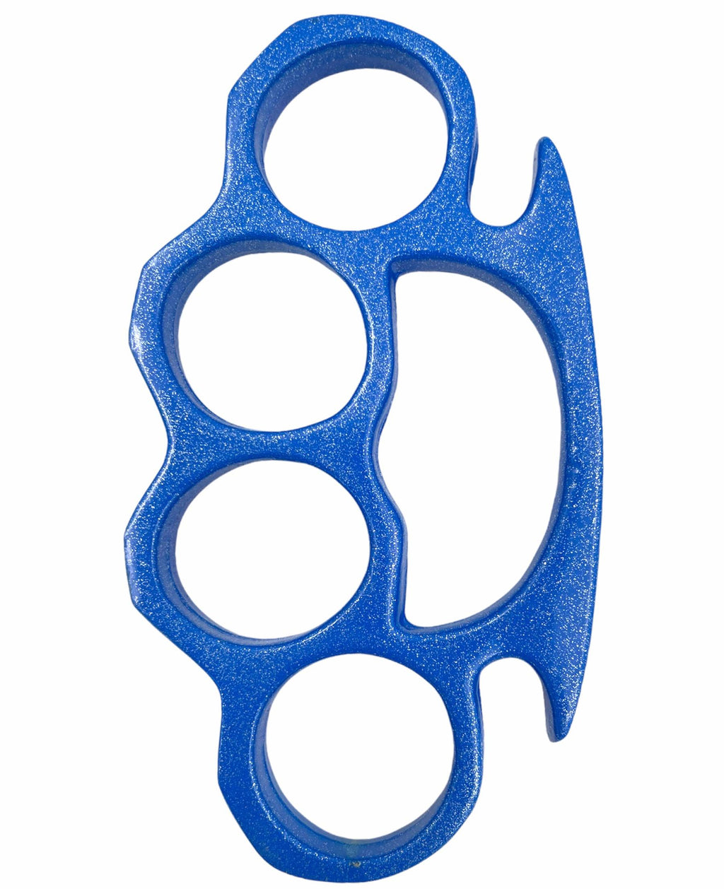 Solid Steel Knuckle Duster Brass Knuckle - BLUE