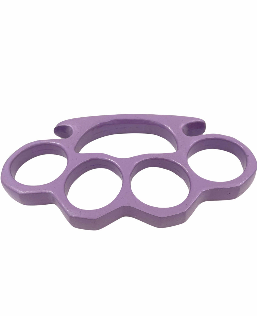 Solid Steel Knuckle Duster Brass Knuckle - LIGHT PURPLE