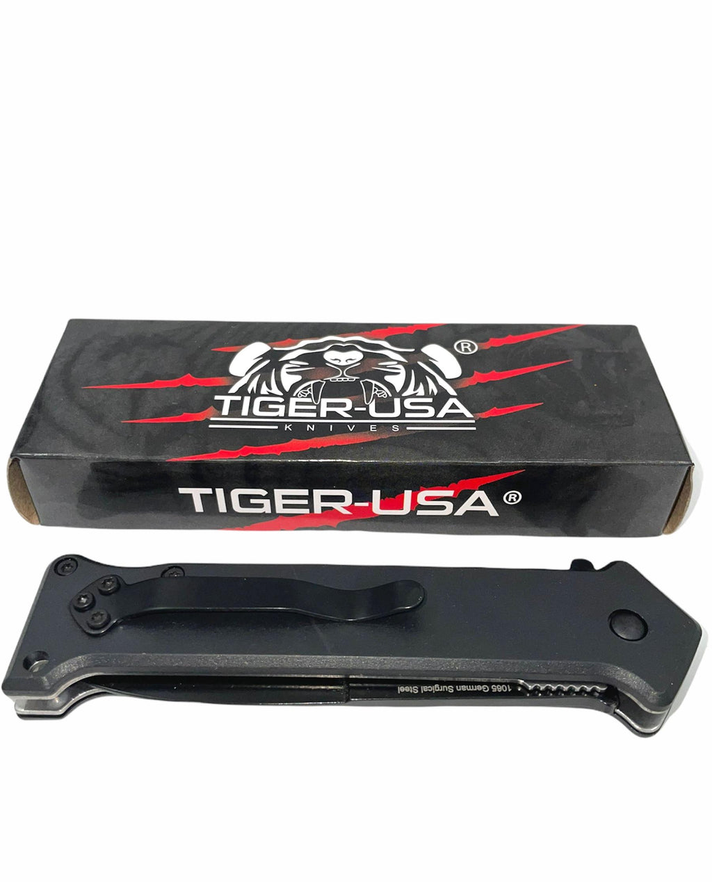 Tiger-USA Spring Assisted Knife FISH