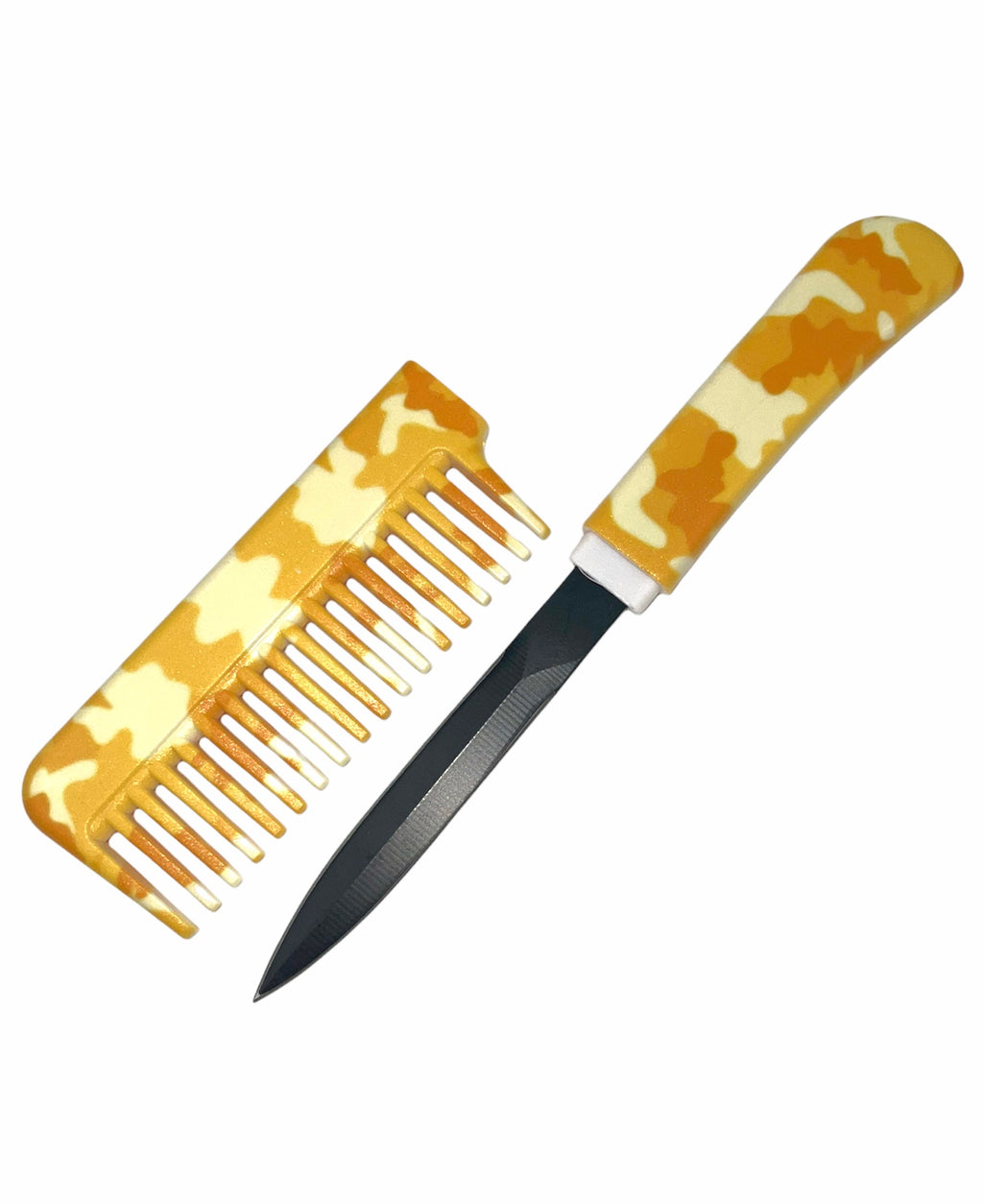 Comb Knife Trump Camo YELLOW