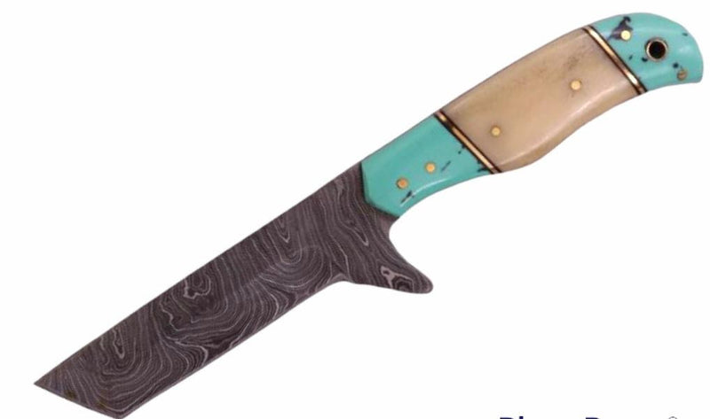 9" Full Tang Hunting Knife Bone Handle