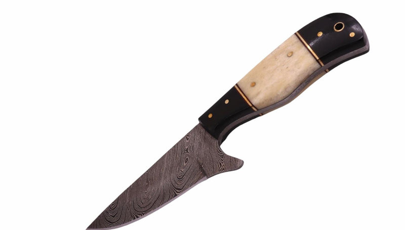 9" Full Tang Hunting Knife Bone Handle