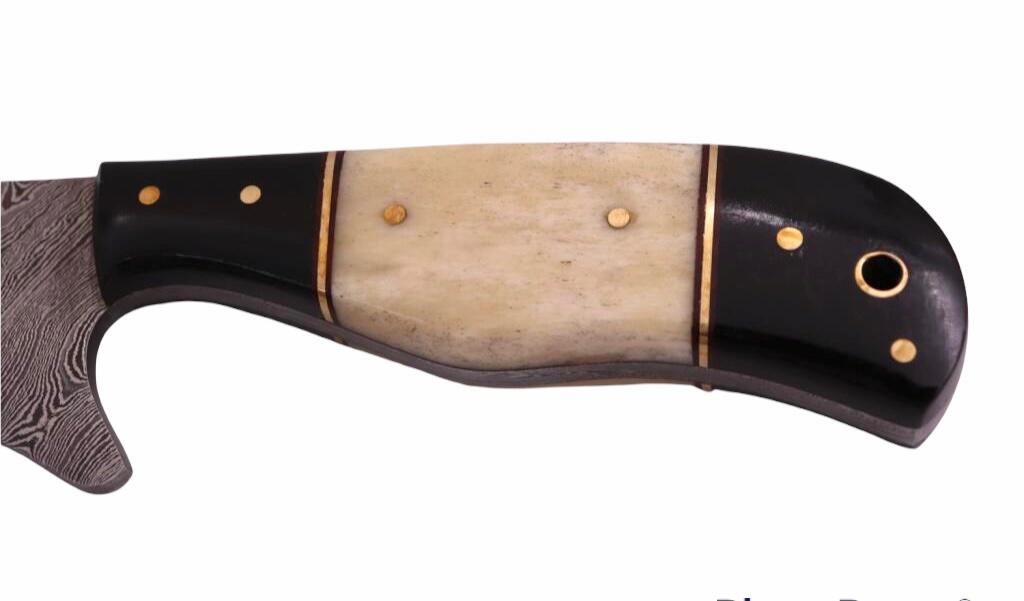 9" Full Tang Hunting Knife Bone Handle