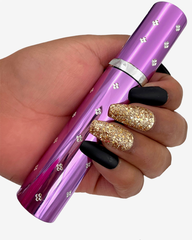 Tiger USA® Extreme PURPLE Lipstick Stun W charger and Panther color box top and bottom