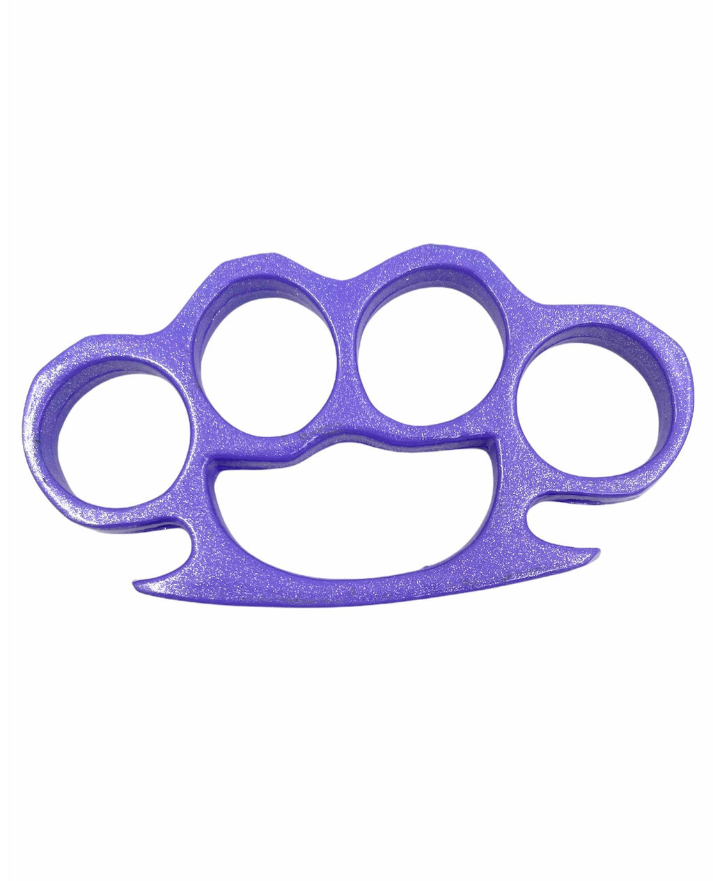 Solid Steel Knuckle Duster Brass Knuckle - PURPLE