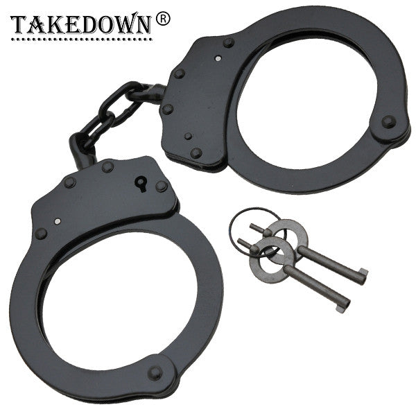 Police Edition Steel Professional Grade Handcuffs, , Panther Trading Company- Panther Wholesale